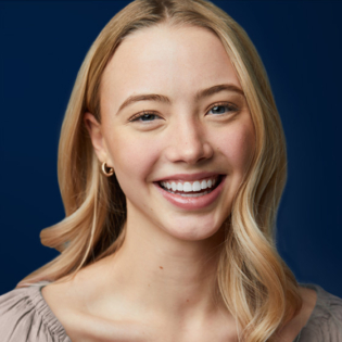 Jordan Orthodontics smiling girl after orthodontic treatment
